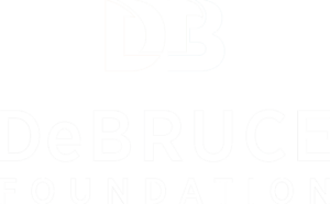 DeBruce Foundation White Logo