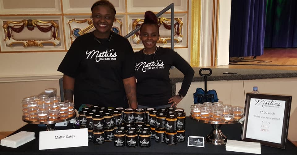 India Pernell and Arvelisha Williams sell their Vegan Queso