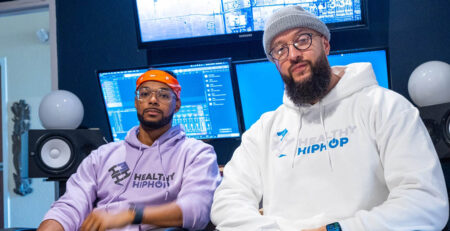 Wes Smith (left) and Roy Scott (right), cofounders of Healthy Hip Hop